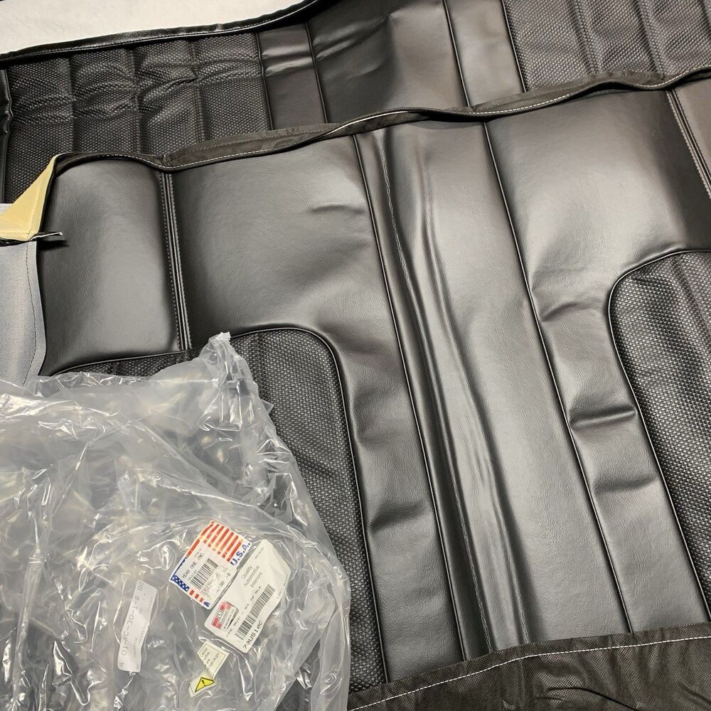 Rare 1970 SKYLAR "DELUXE" COUPE REAR UPHOLSTERY BENCH SEAT - BLACK NEW